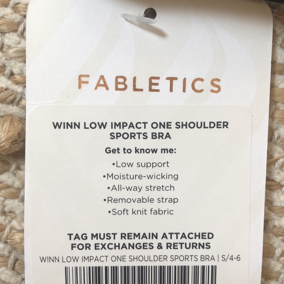 Fabletics Winn Low Impact One Shoulder Sports Bra - Picture 8 of 8